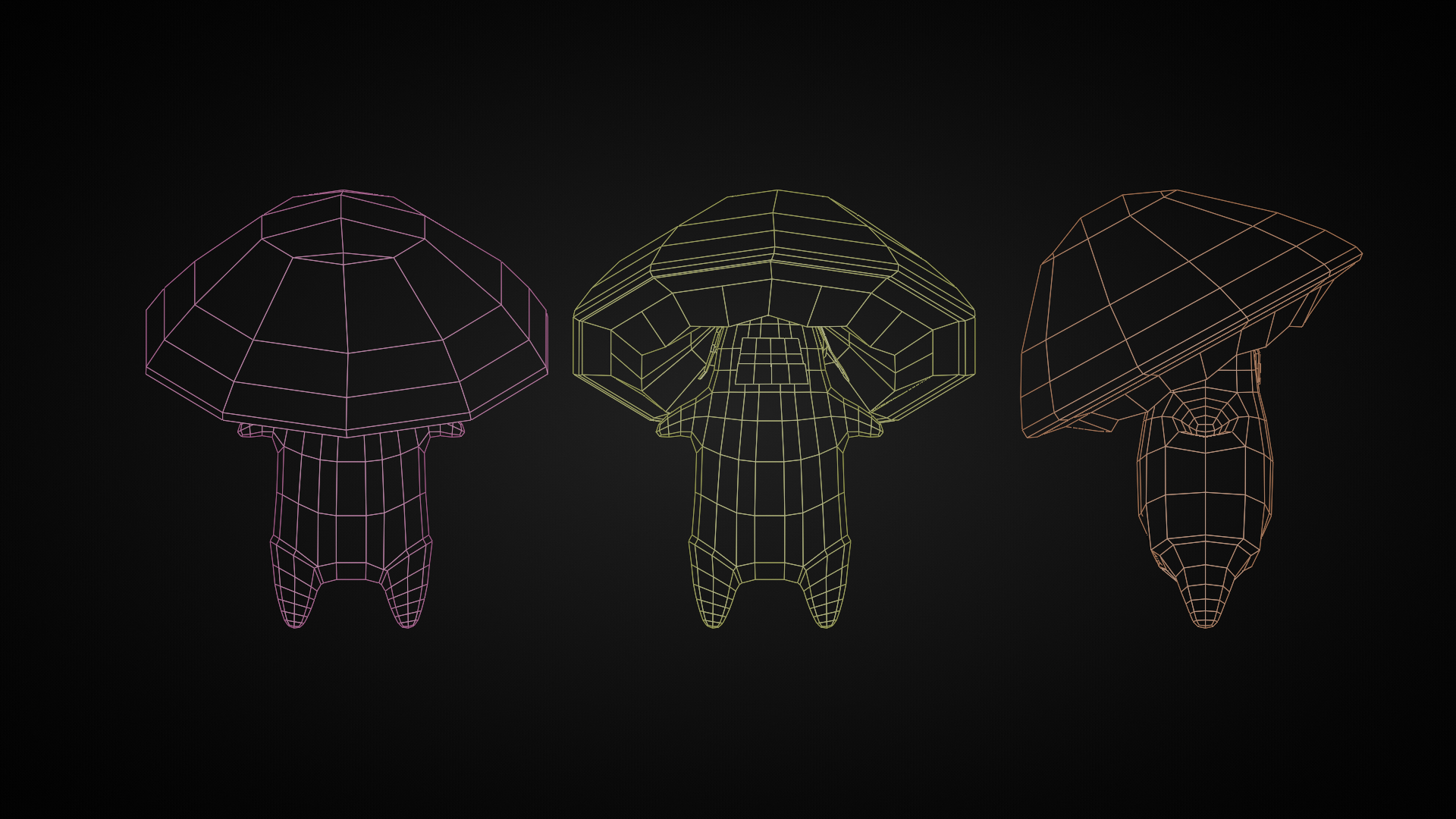 Mushroom Wireframe